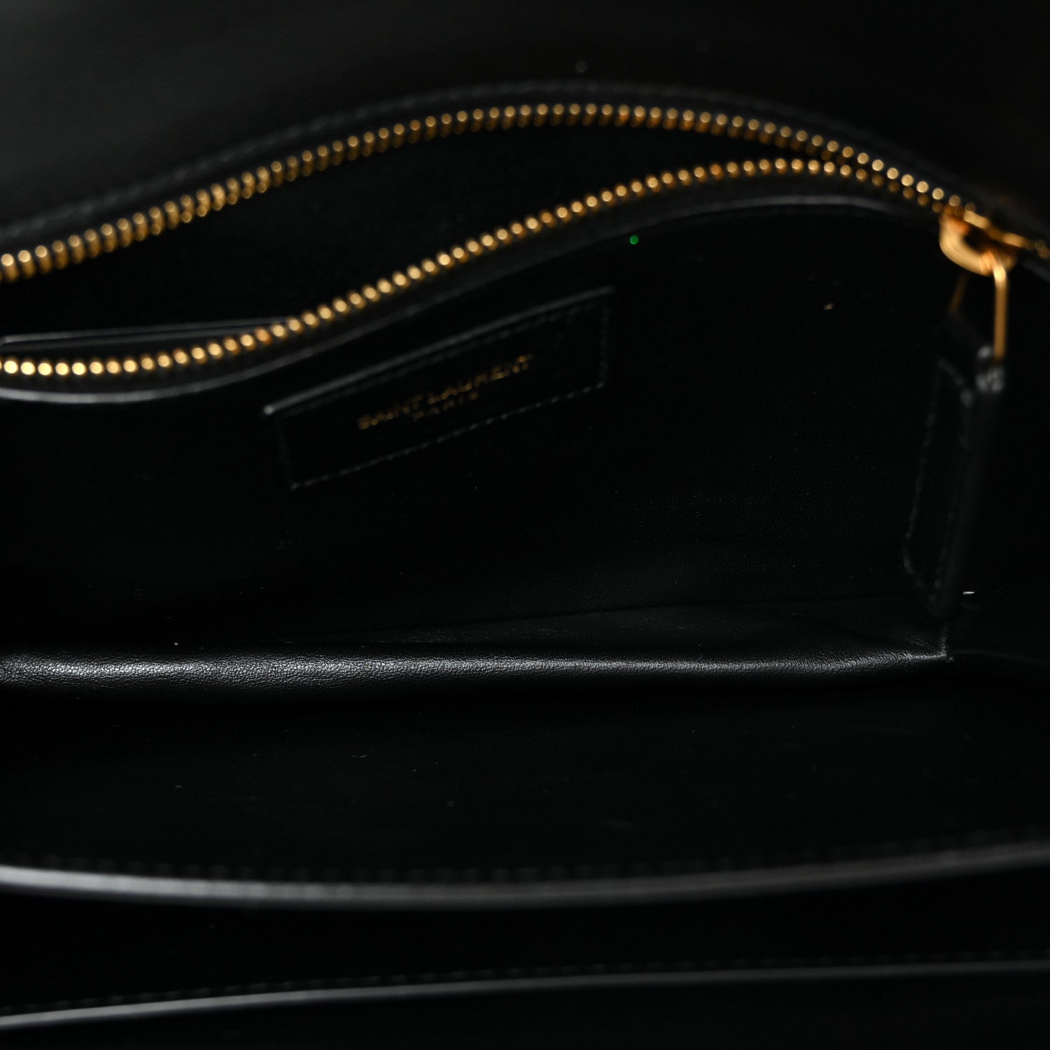 Saint Laurent Smooth Calfskin Le Maillon Satchel Black 5 of 9