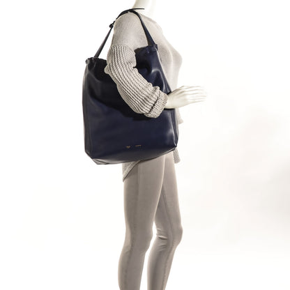 Celine Nappa Calfskin Shoulder Cabas Midnight 2 of 9