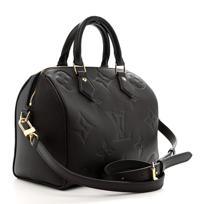 Louis Vuitton Empreinte Monogram Giant Speedy Bandouliere 25 Wine 3 of 10