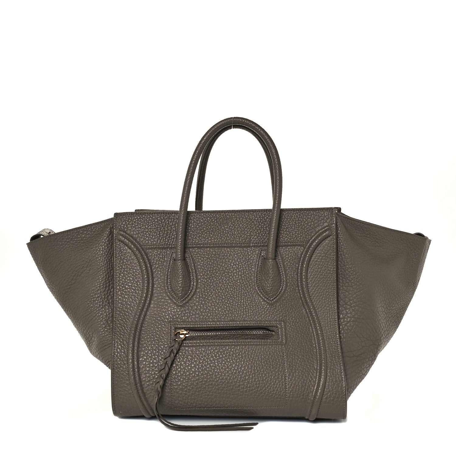 Celine Bullhide Medium Phantom Luggage Taupe 1 of 9
