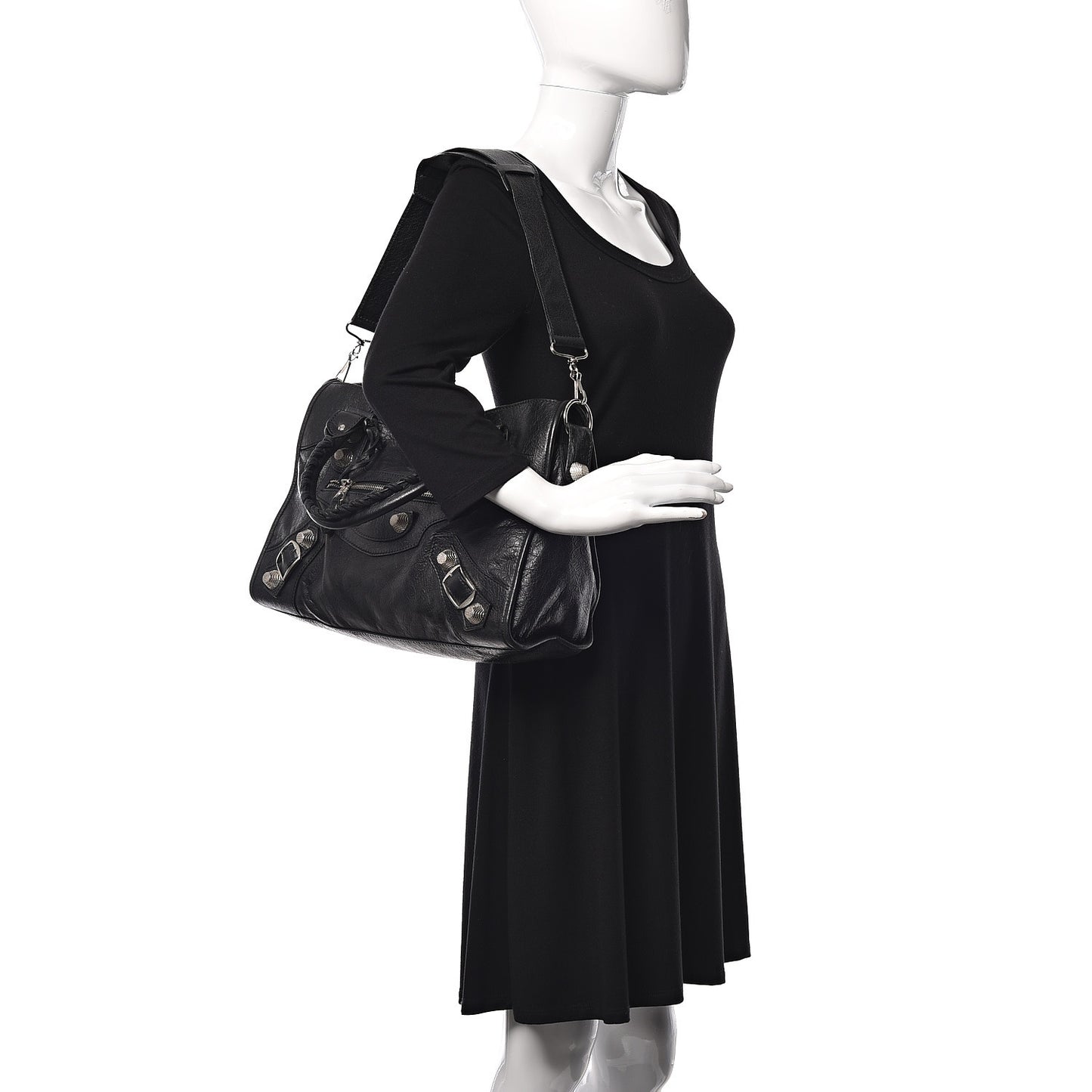 Agneau Giant 21 Silver Hardware City Black