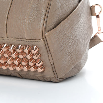 Alexander Wang Pebbled Lambskin Rockie Latte Rose Gold Hardware 10 of 10