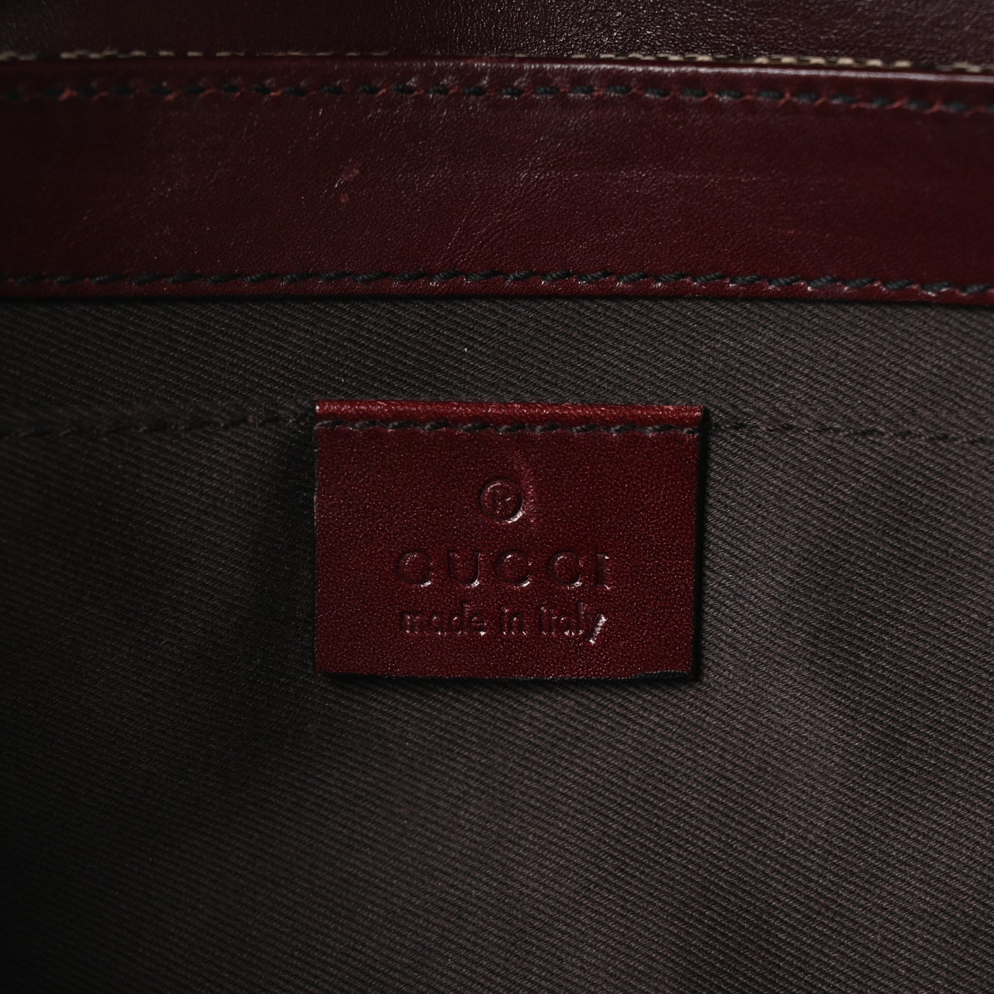 Monogram Studded Horsebit Bordeaux