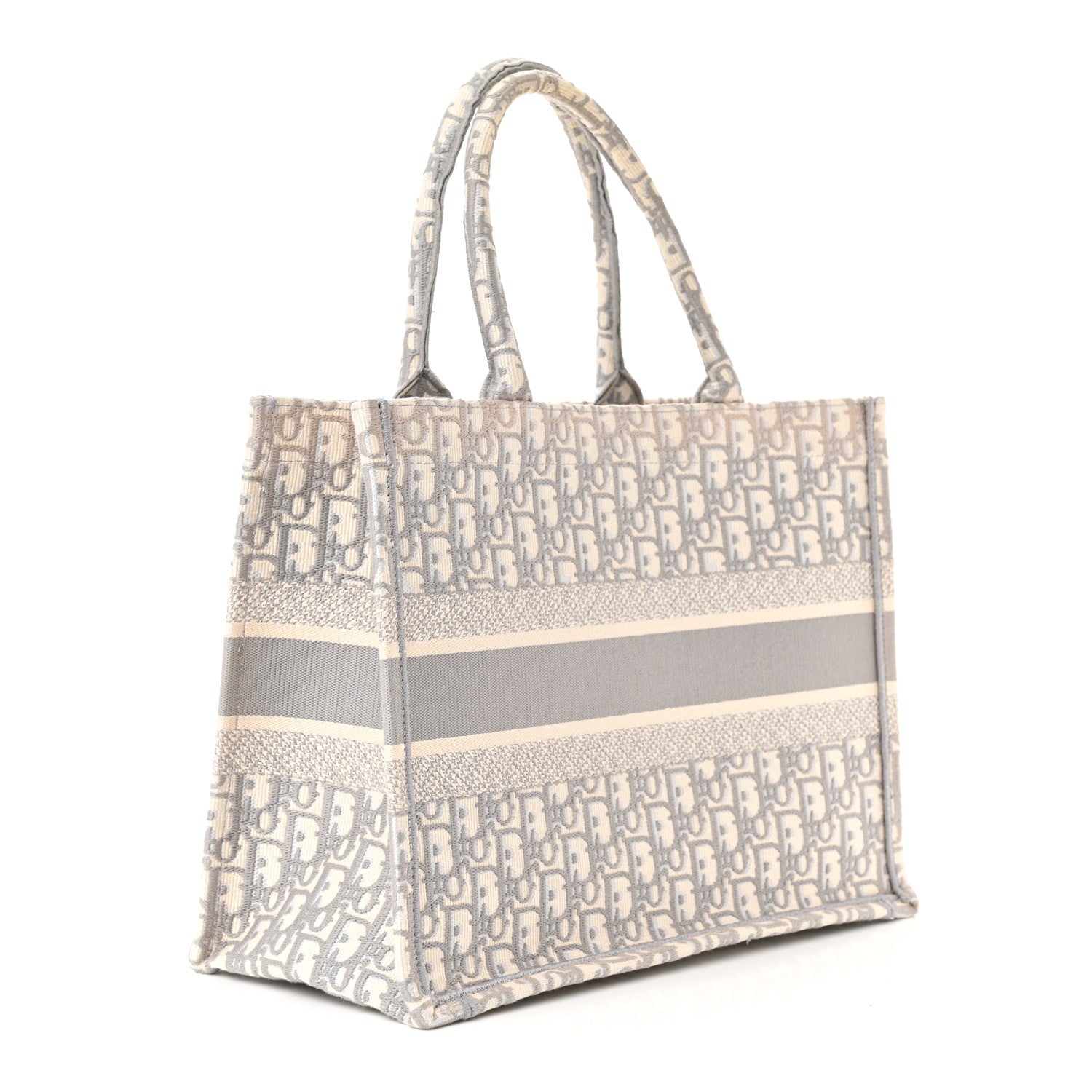 Christian Dior Oblique Medium Book Tote Grey 3 of 11