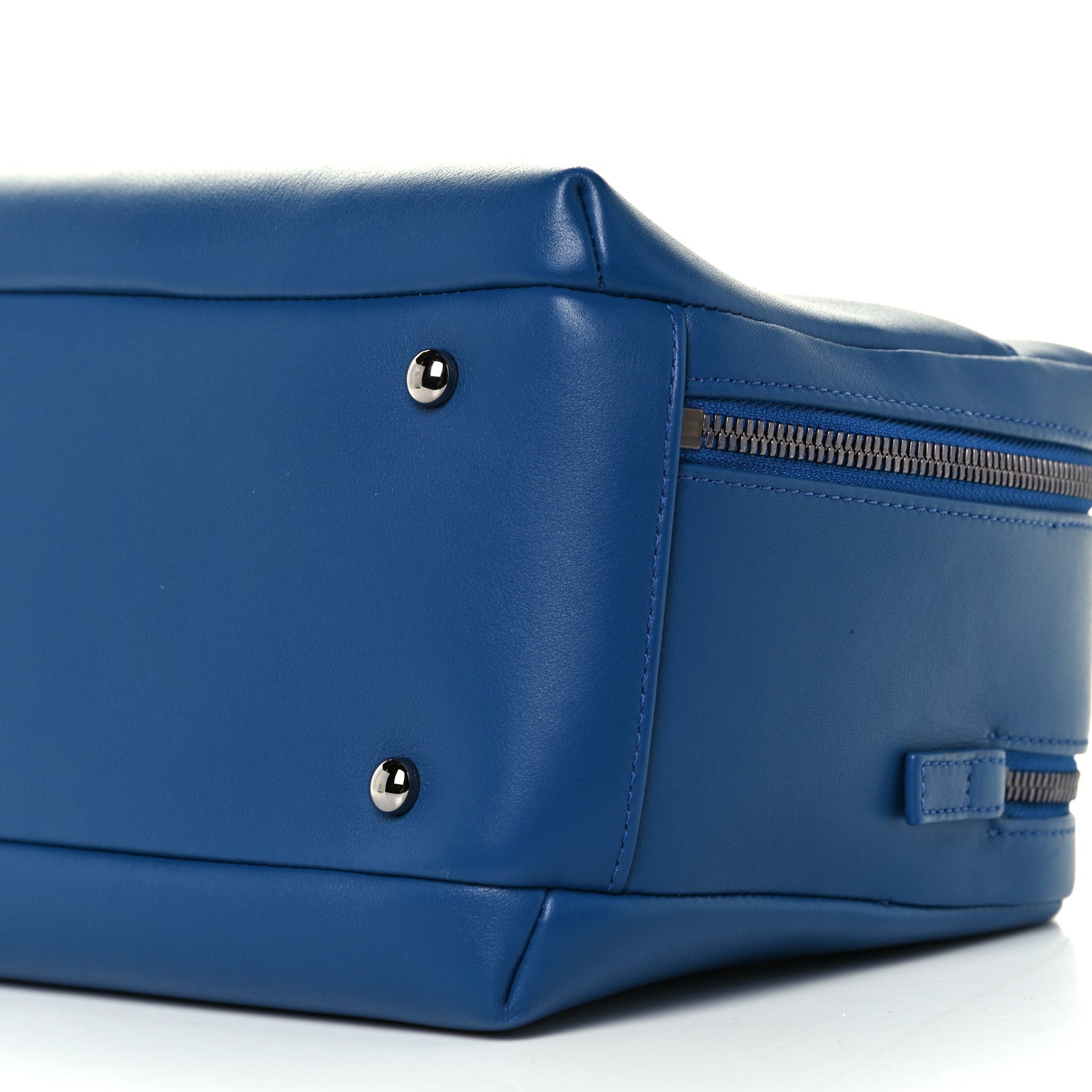 Chanel Calfskin Small Trendy CC Bowling Bag Blue 11 of 11