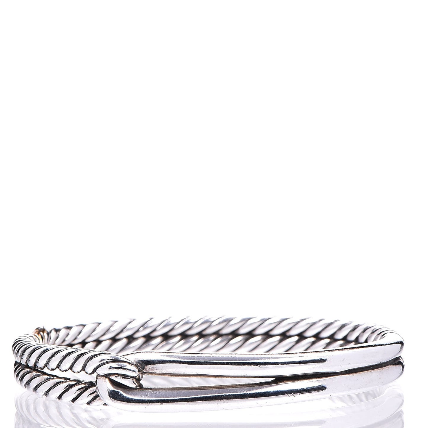 Sterling Silver 10mm Single Loop Labyrinth Bracelet