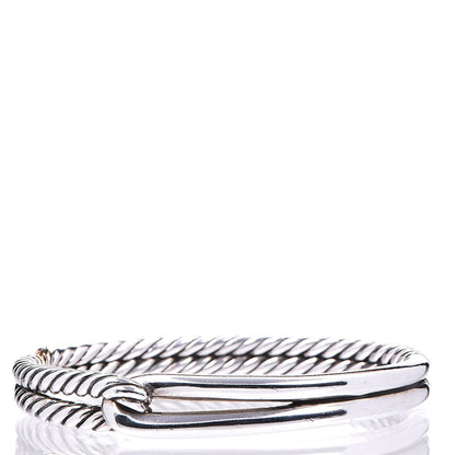David Yurman Sterling Silver 10mm Single Loop Labyrinth Bracelet 1 of 5