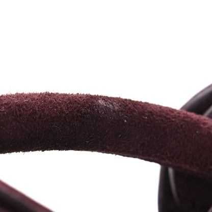 Alaia Suede Goatskin Teckel Clutch Rouge Grenat 11 of 11