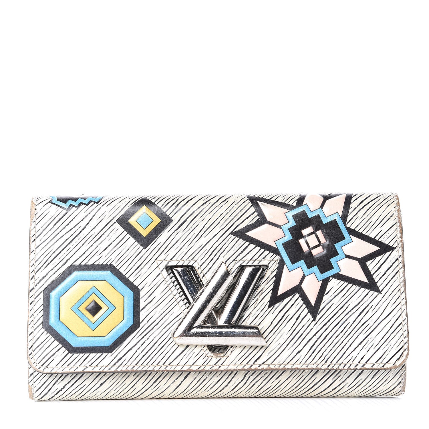 Louis Vuitton Epi Azteque Twist Wallet White 1 of 10