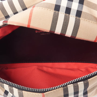 Burberry Nylon Vintage Check Medium Sonny Bum Bag Archive Beige Black 7 of 8