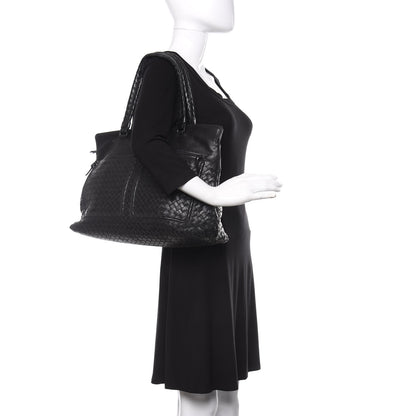 Bottega Veneta Nappa Intrecciato Tote Black 2 of 11