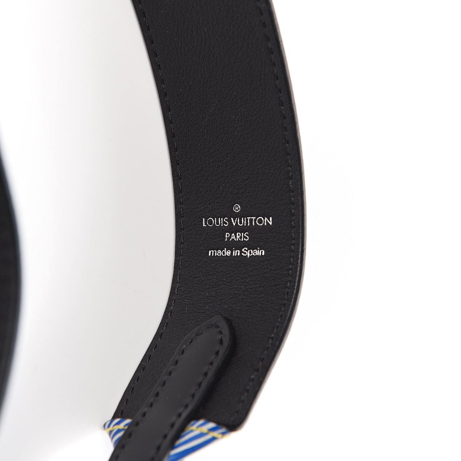 Louis Vuitton Epi Bandouliere Shoulder Strap Denim Light 4 of 4