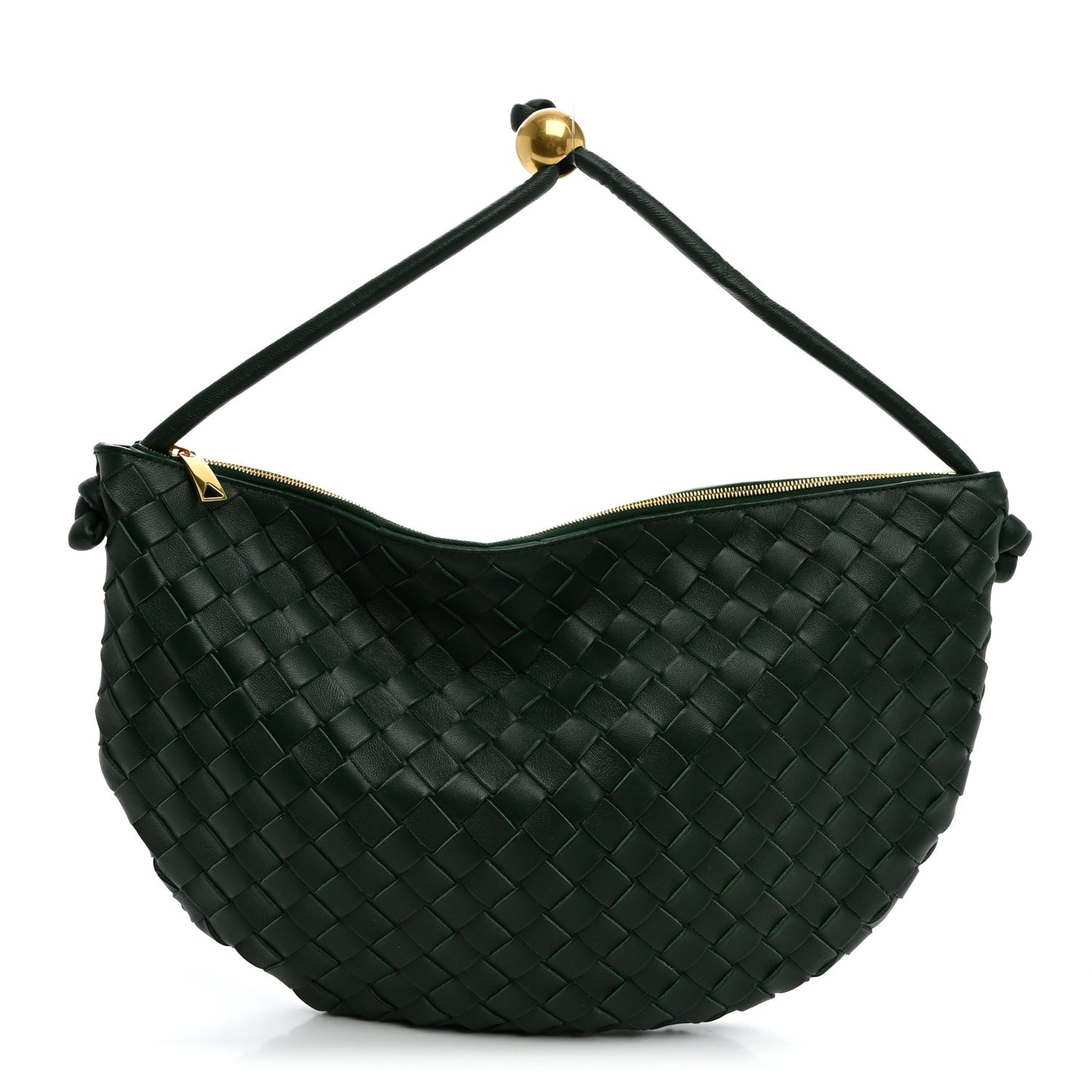Nappa Intrecciato Medium Turn Raintree