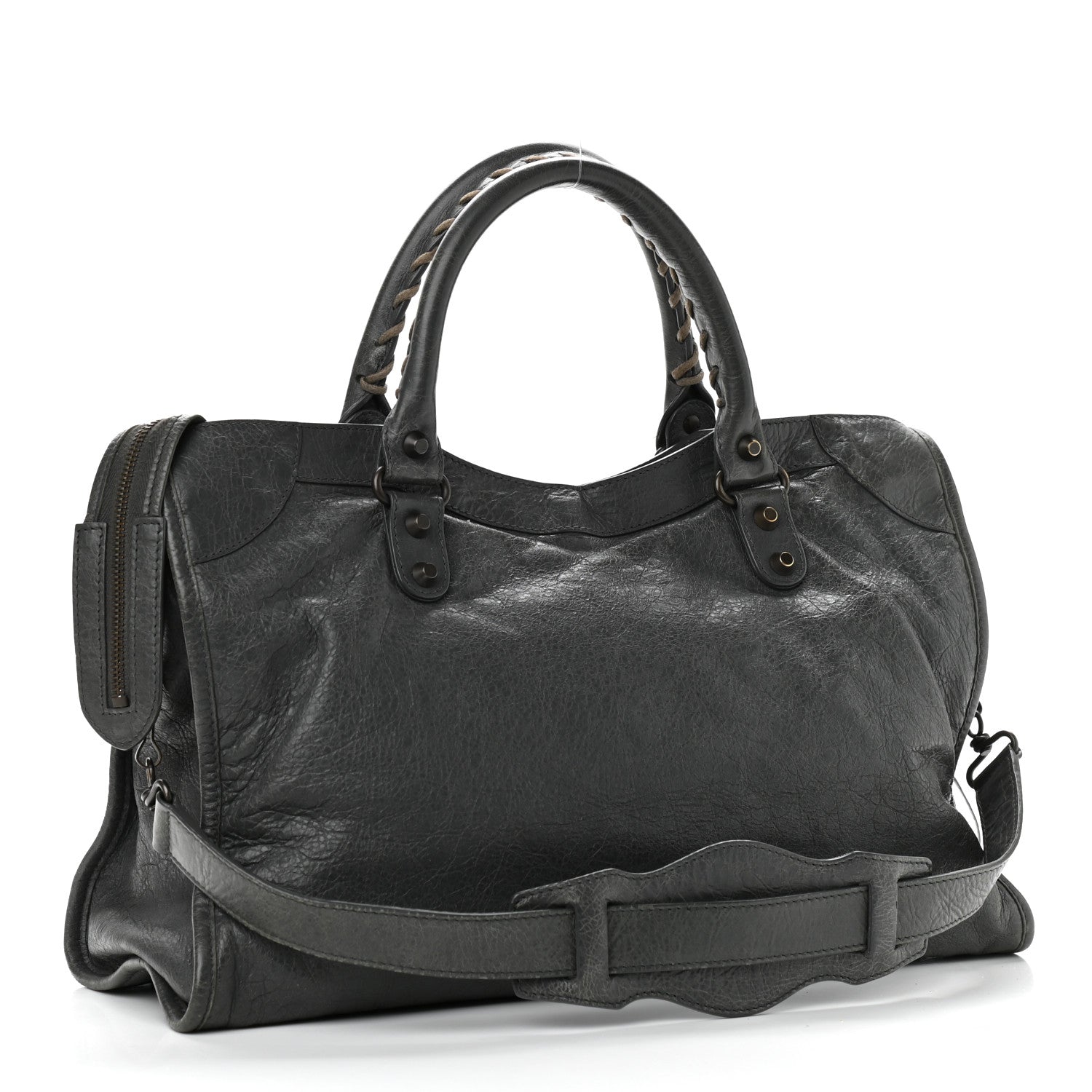 Balenciaga Agneau Classic Hardware City Gris Tarmac 2 of 12