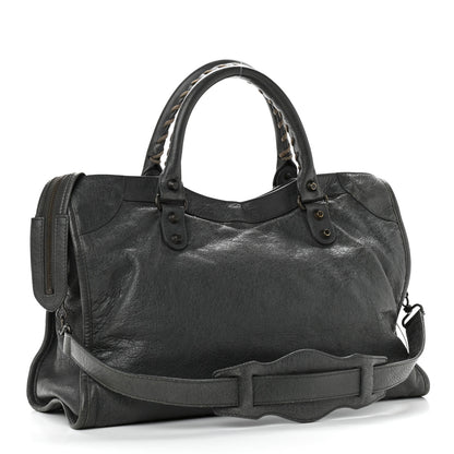 Balenciaga Agneau Classic Hardware City Gris Tarmac 2 of 12