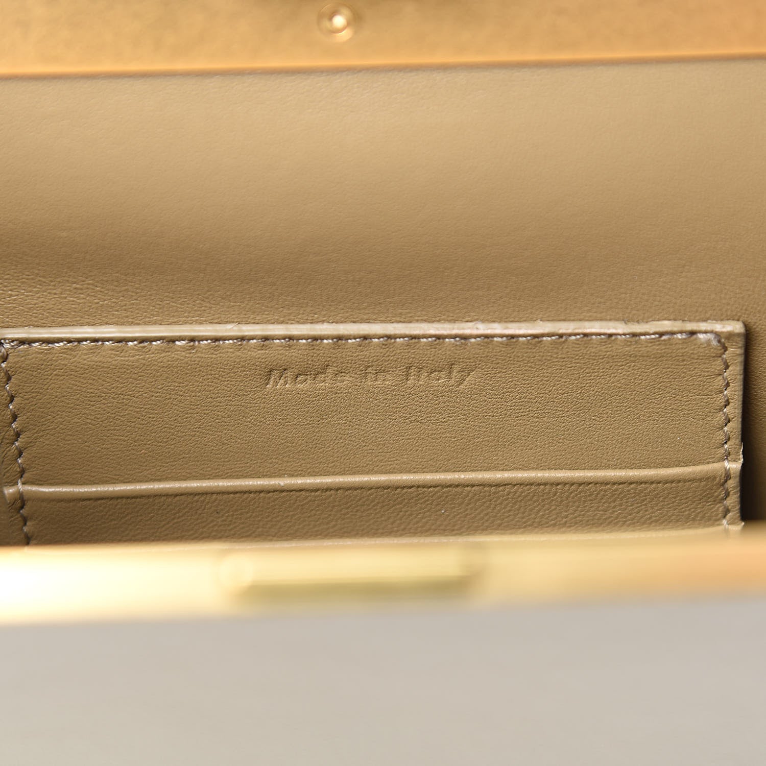 Celine Smooth Calfskin Mini Clasp Bag Beige 7 of 9