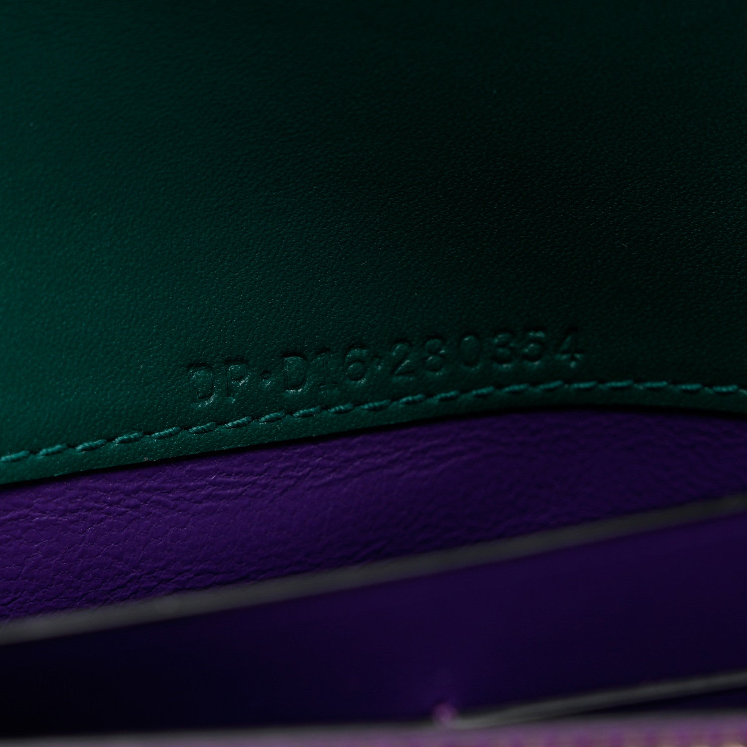 Bulgari Calfskin Serpenti Forever Wallet Emerald Violet Amethyst 5 of 9