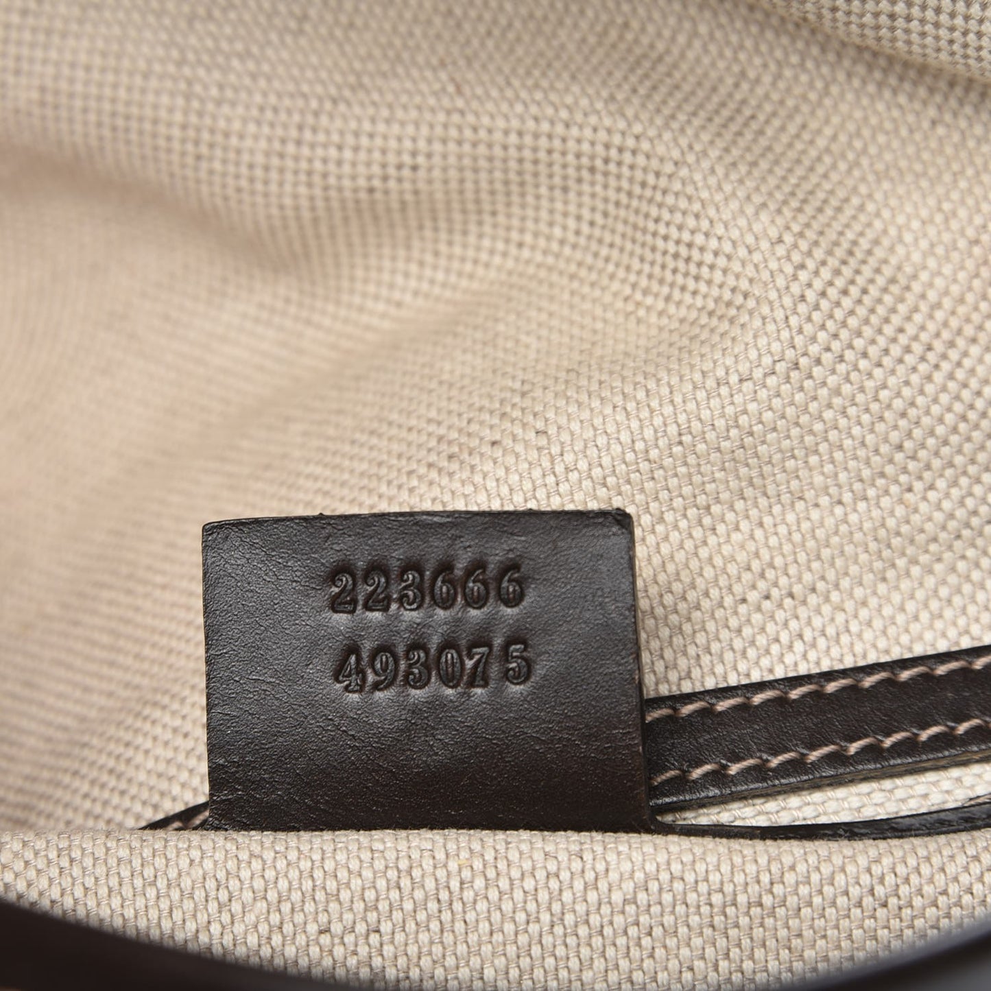 GG Supreme Monogram Selleria Calfskin Small Flap Messenger Bag Beige Ebony Cocoa Dark Chocolate