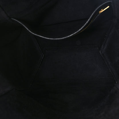 Celine Soft Grained Calfskin Sangle Bucket Bag Navy Blue 4 of 10