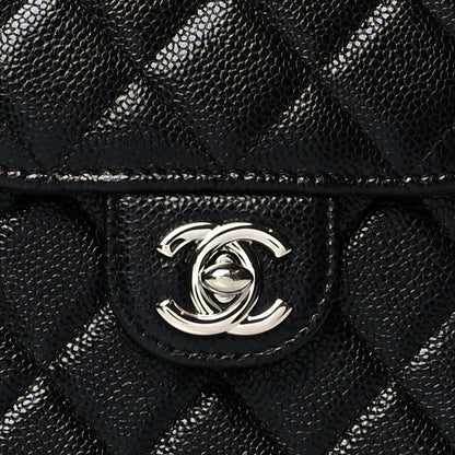 Chanel Caviar Quilted Classic Phone Holder Black 9 of 12