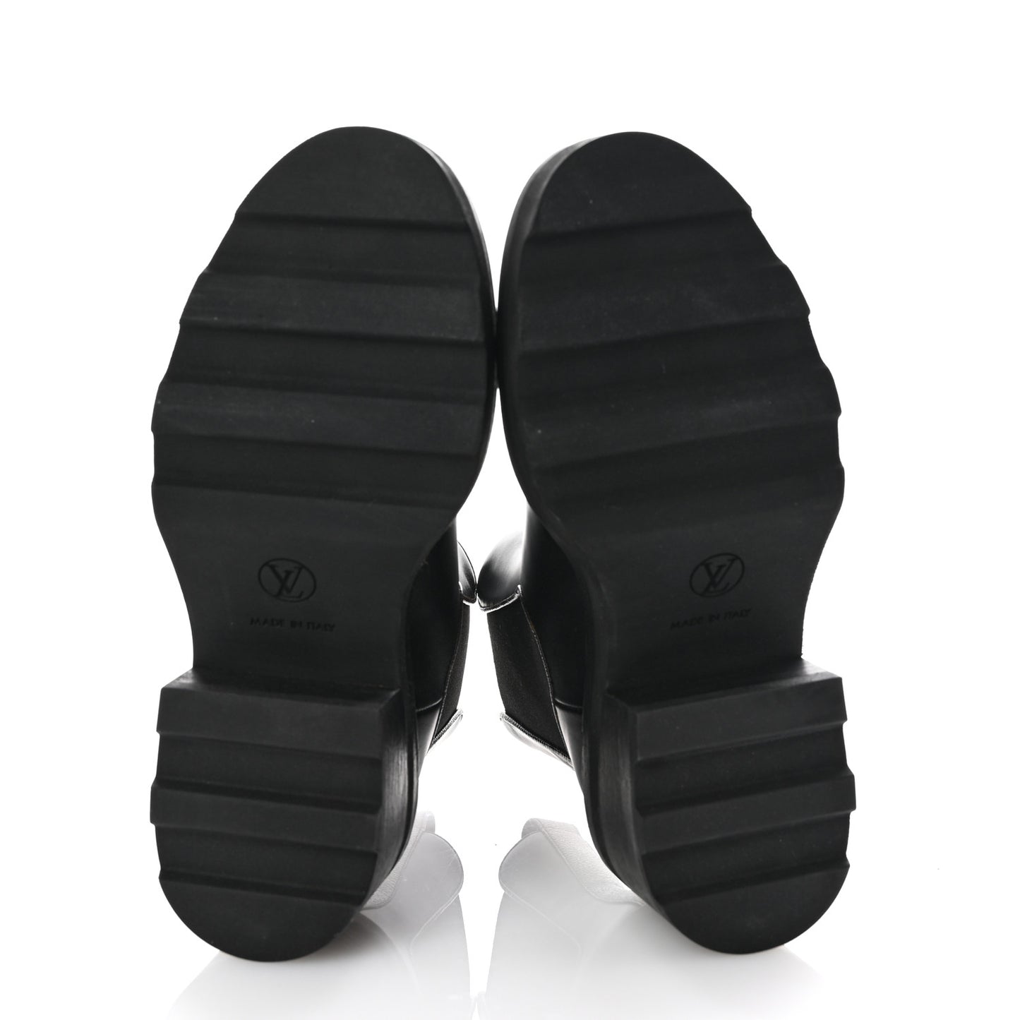 Calfskin Monogram Beaubourg Ankle Boots 38.5 Black