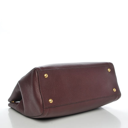 Prada Vitello Daino Tote Granato 4 of 8