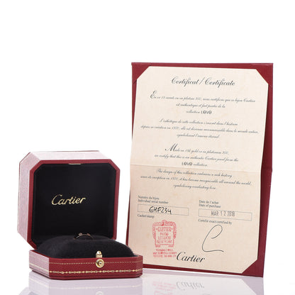 Cartier 18K Pink Gold 3.5mm LOVE Wedding Band Ring 49 4.75 5 of 5