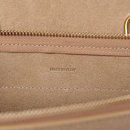 Celine Laminated Calfskin Nano Belt Bag Gold 6 of 9