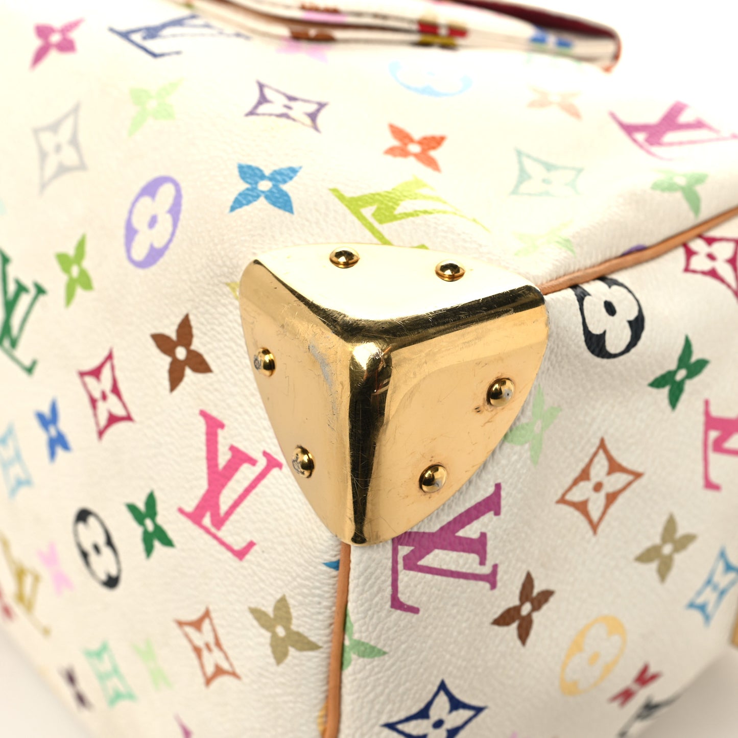 Monogram Multicolor Speedy 30 White