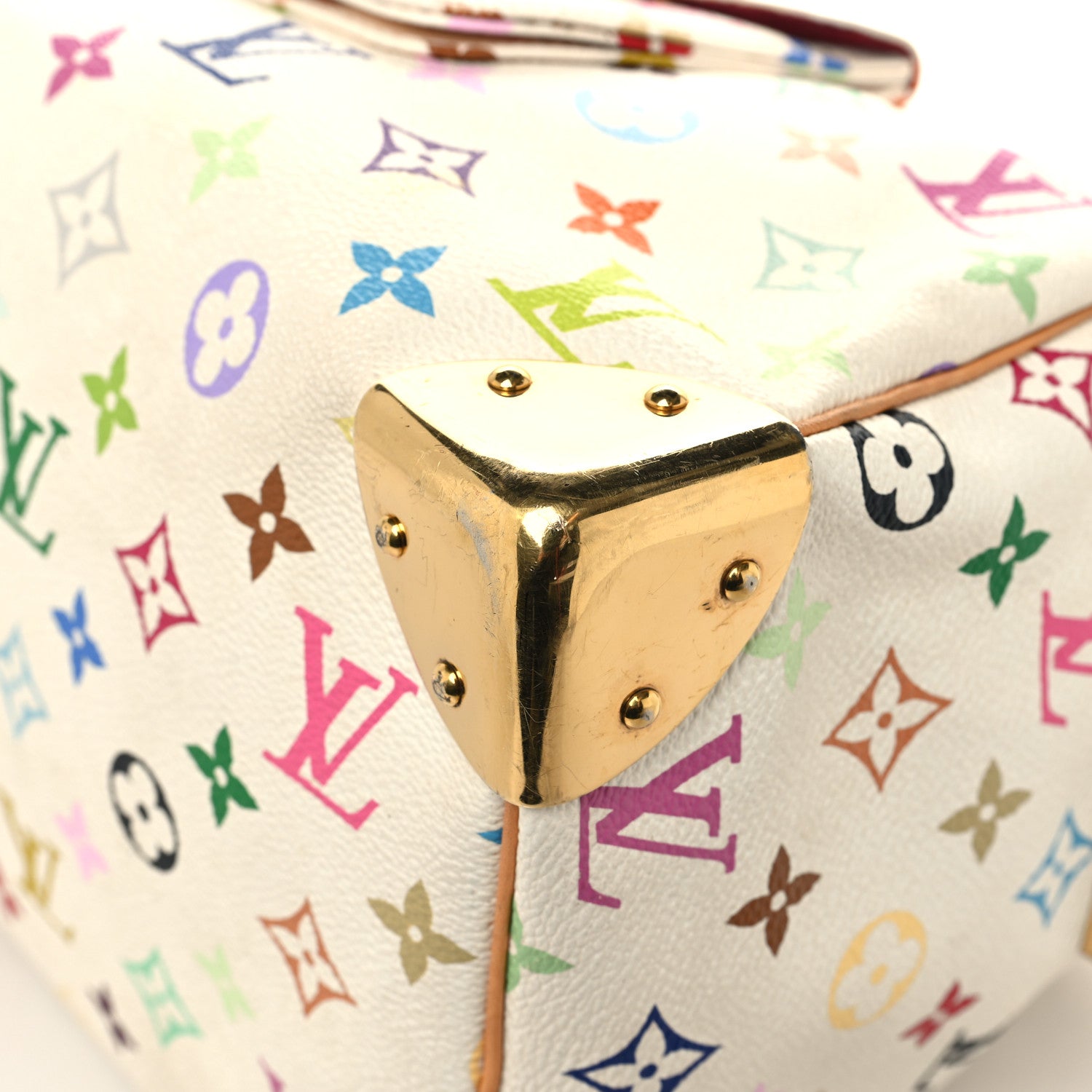 Louis Vuitton Monogram Multicolor Speedy 30 White 9 of 14