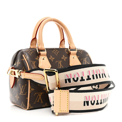 Louis Vuitton Monogram Speedy Bandouliere 20 Black 4 of 11
