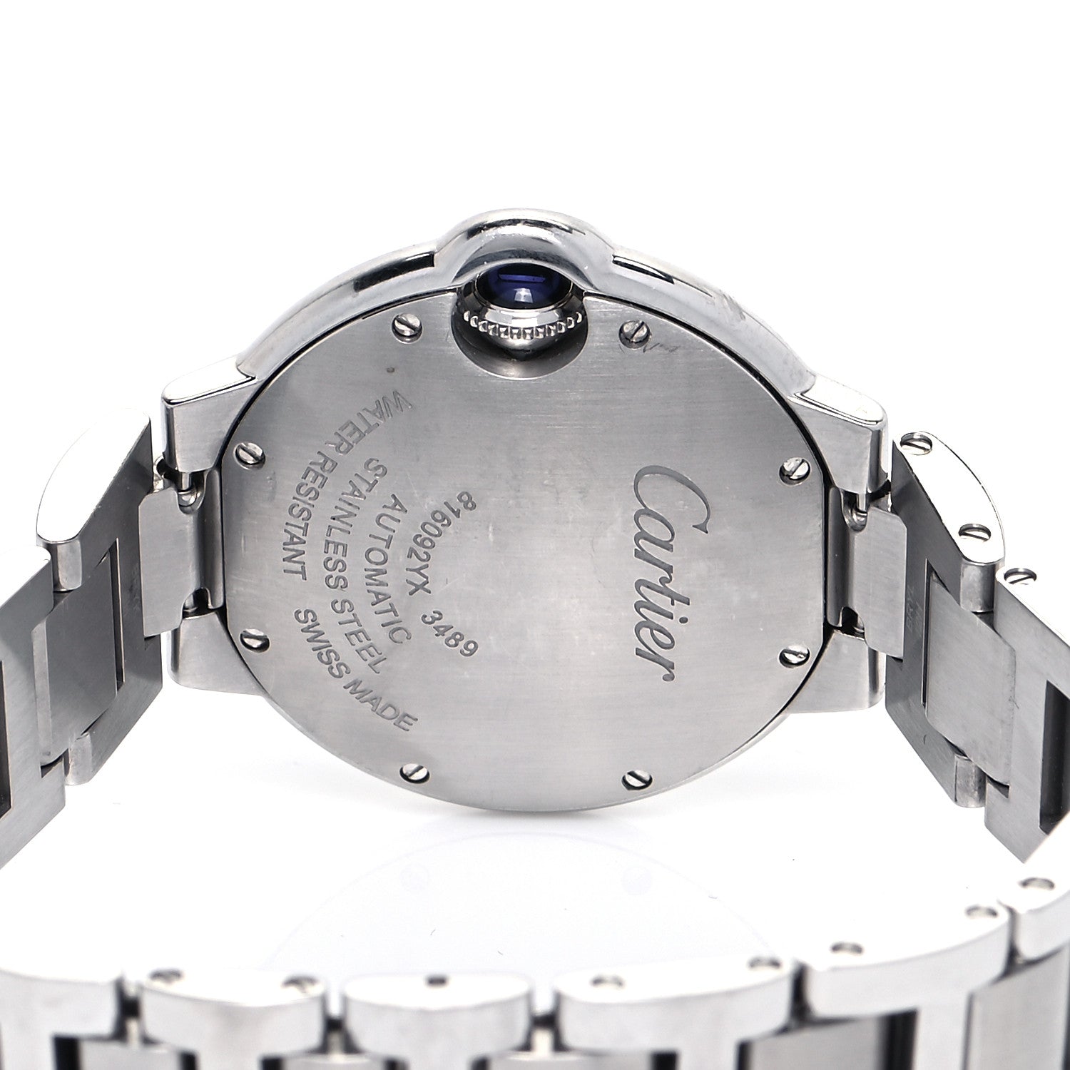 Cartier Stainless Steel 33mm Ballon Bleu De Cartier Automatic Watch 4 of 5