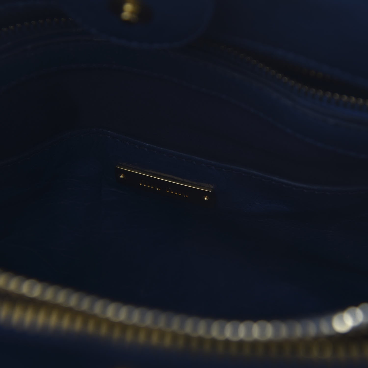 Miu Miu Vitello Shine Top Handle Satchel Laguna 8 of 9