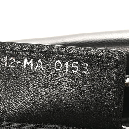 Christian Dior Lambskin Cannage Medium Granville Tote Black 9 of 12