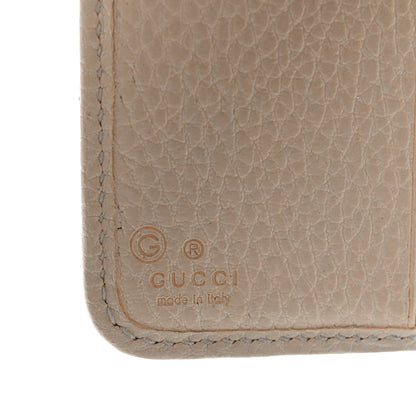 Gucci Monogram Dollar Calfskin Zip Around French Flap Wallet Beige Ebony Avoire 7 of 9
