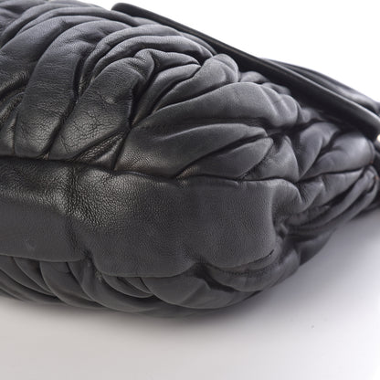 Miu Miu Nappa Matelasse Coffer Hobo Black 9 of 9