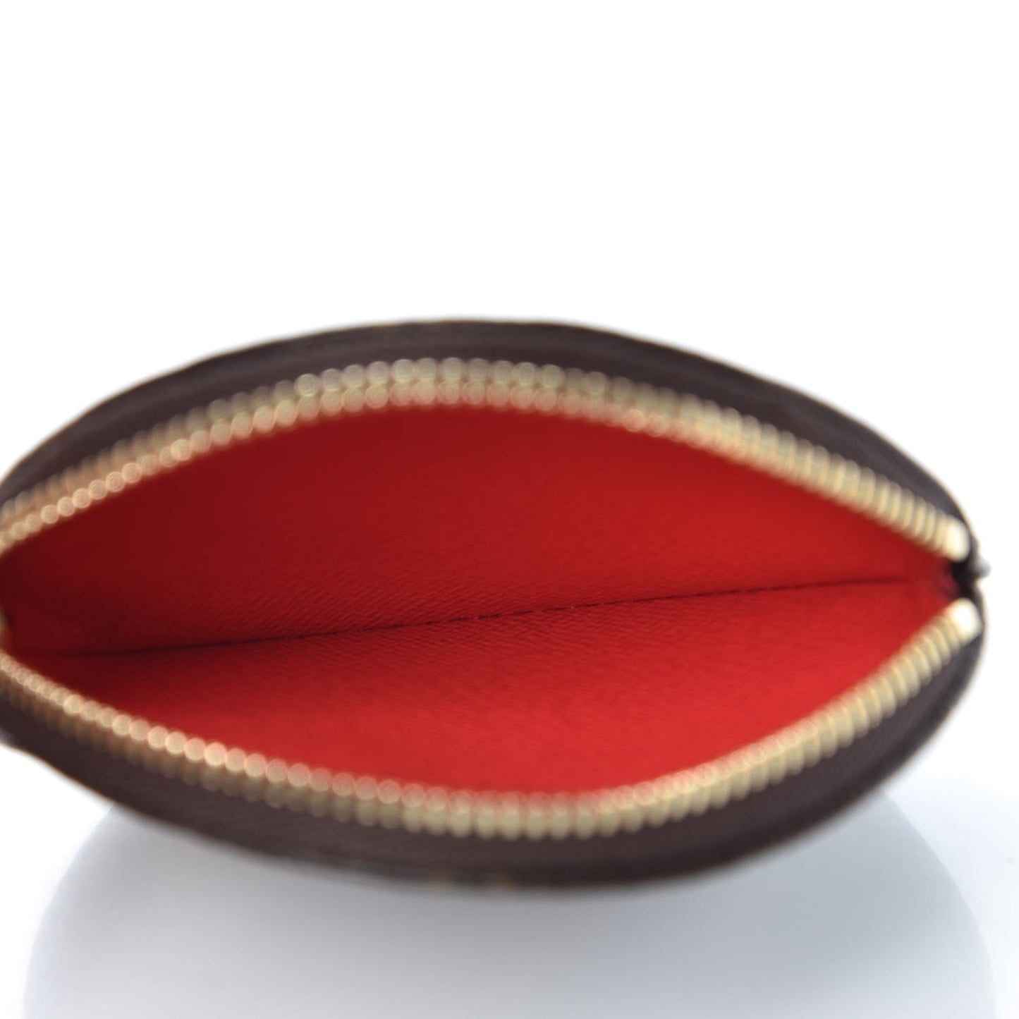 Monogram 2016 Christmas Animation Round Coin Purse Rouge