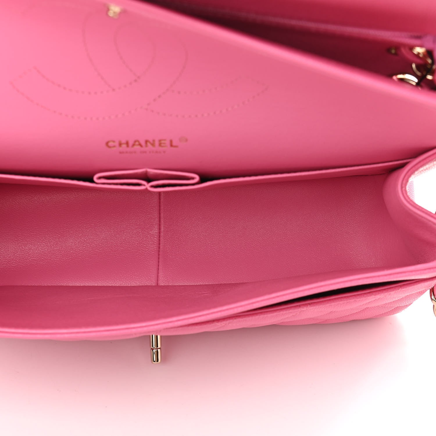 Chanel Caviar Quilted Jumbo Double Flap Pink 4 of 8