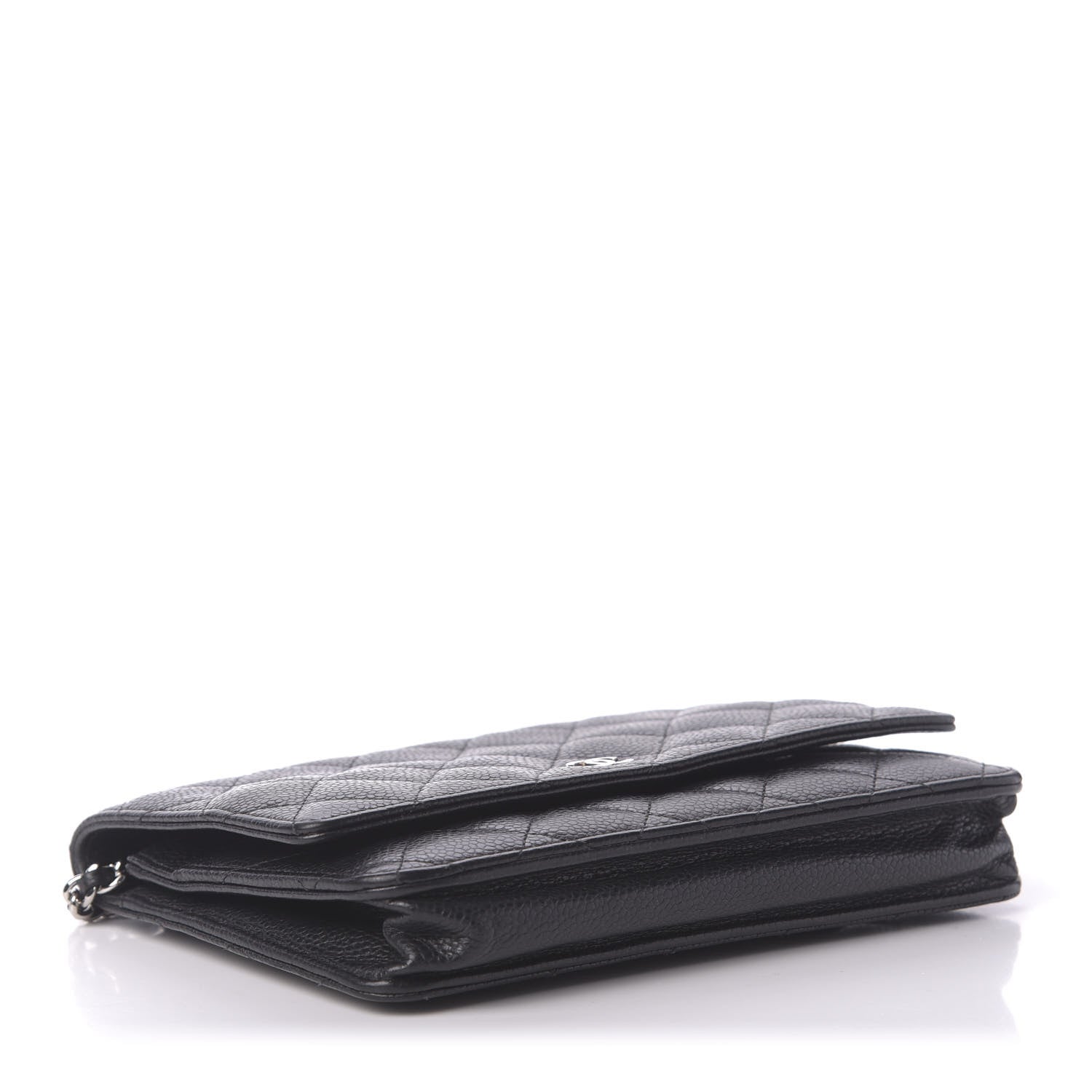 Chanel Caviar Quilted Wallet On Chain WOC Black 4 of 12