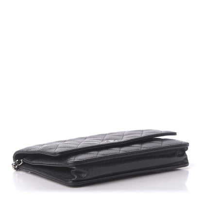 Chanel Caviar Quilted Wallet On Chain WOC Black 4 of 12