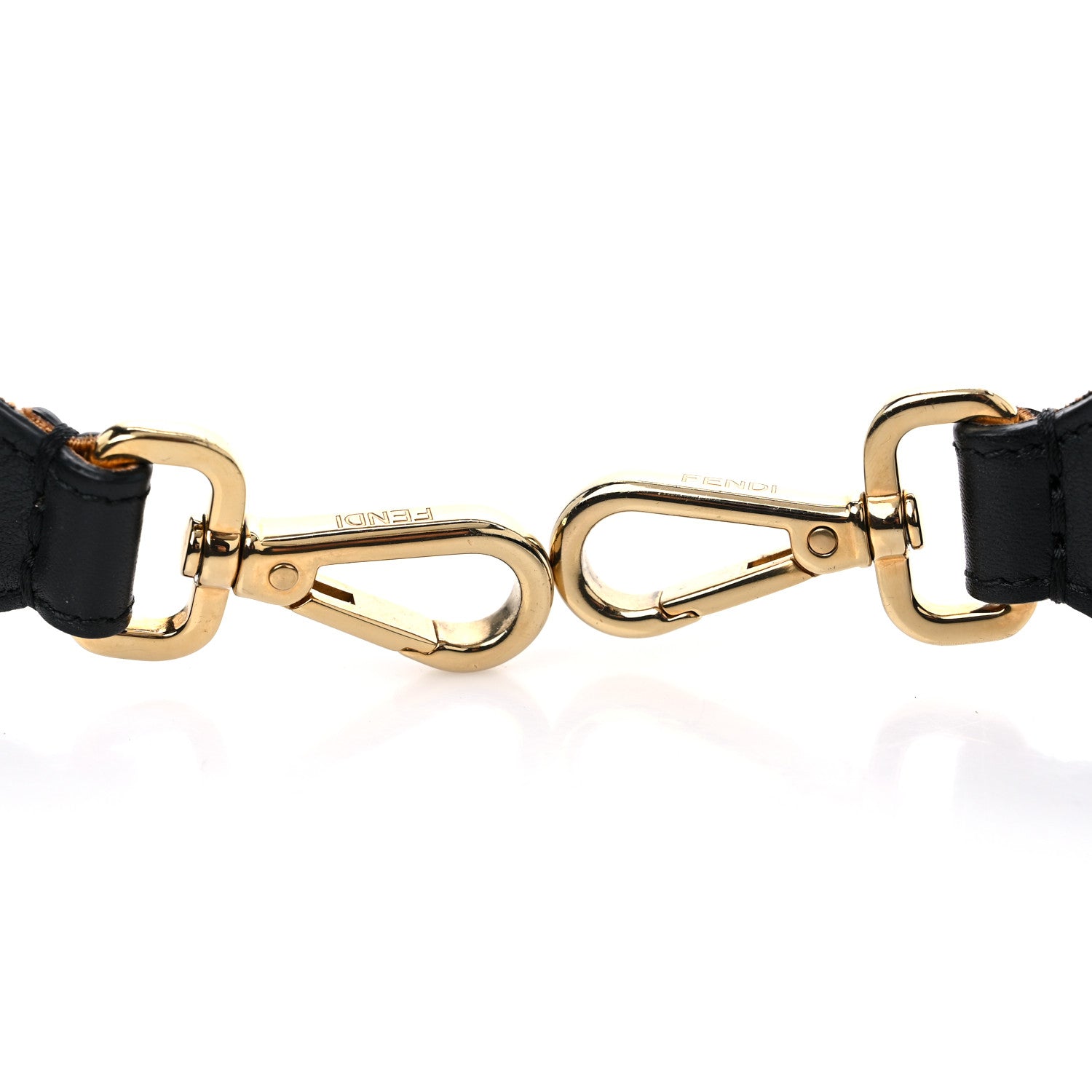 Fendi Velvet Tapestry FF Strap You Tobacco 5 of 5