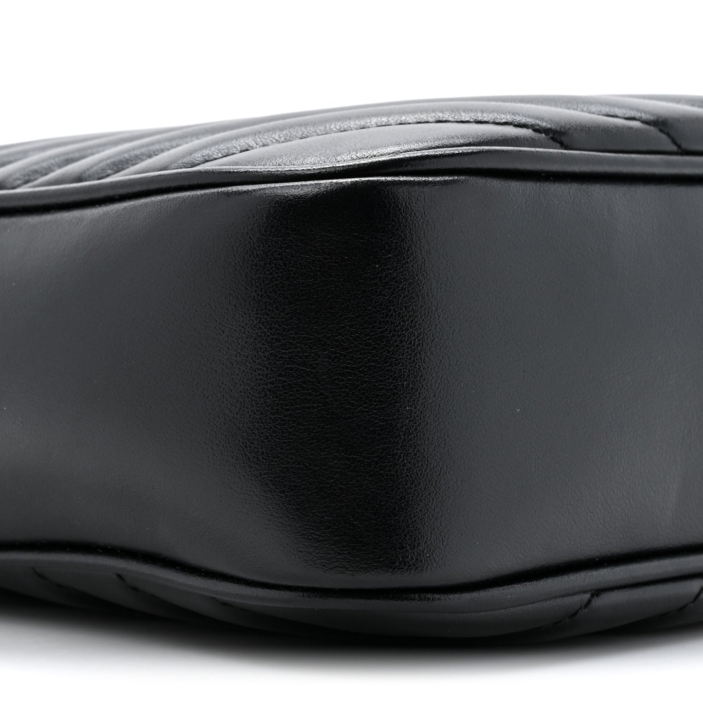 Calfskin Matelasse Monogram Lou Camera Bag Black