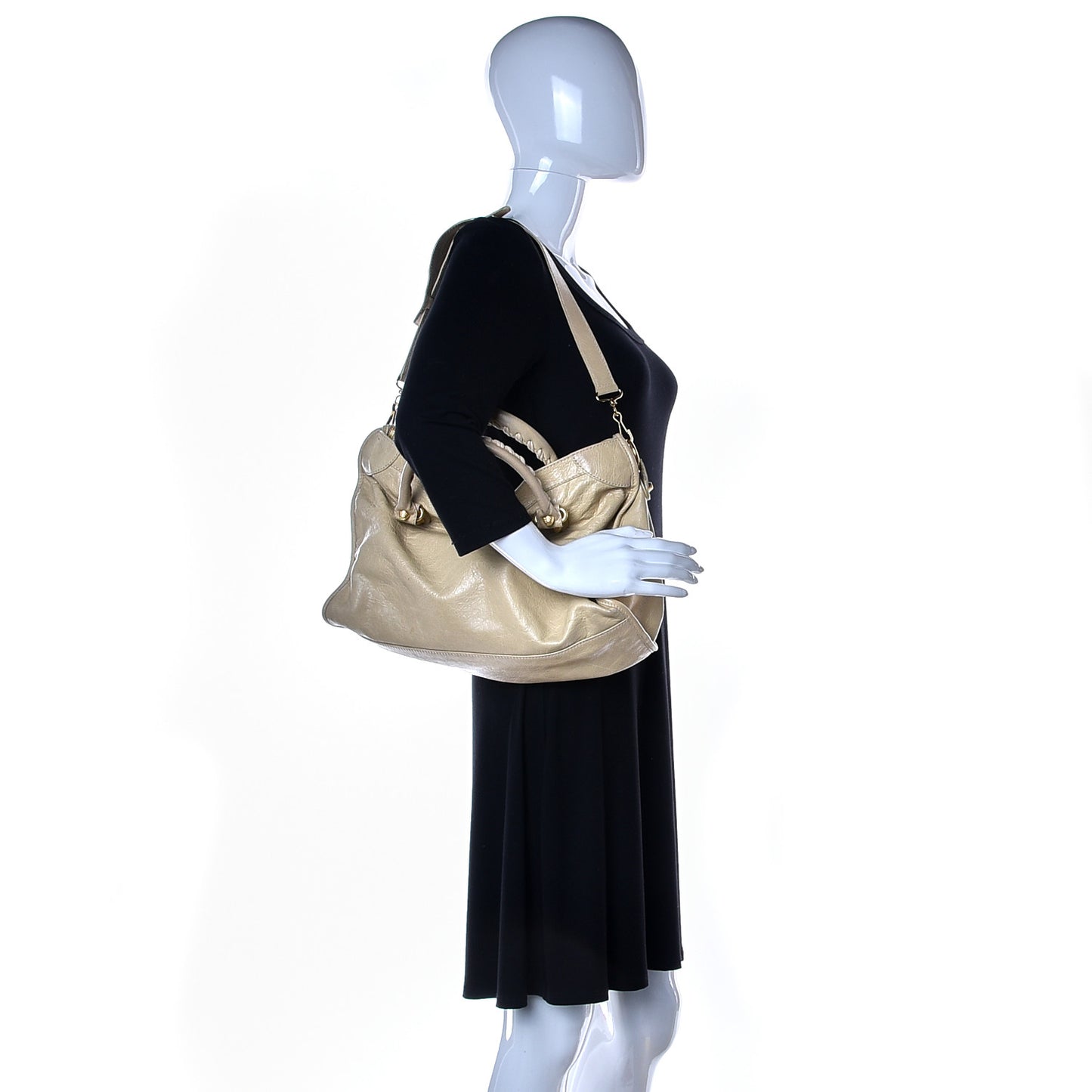 Agneau Giant 12 Gold Hardware City Dune