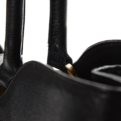 Fendi Vitello Elite Chameleon Shopper Tote Black 10 of 21