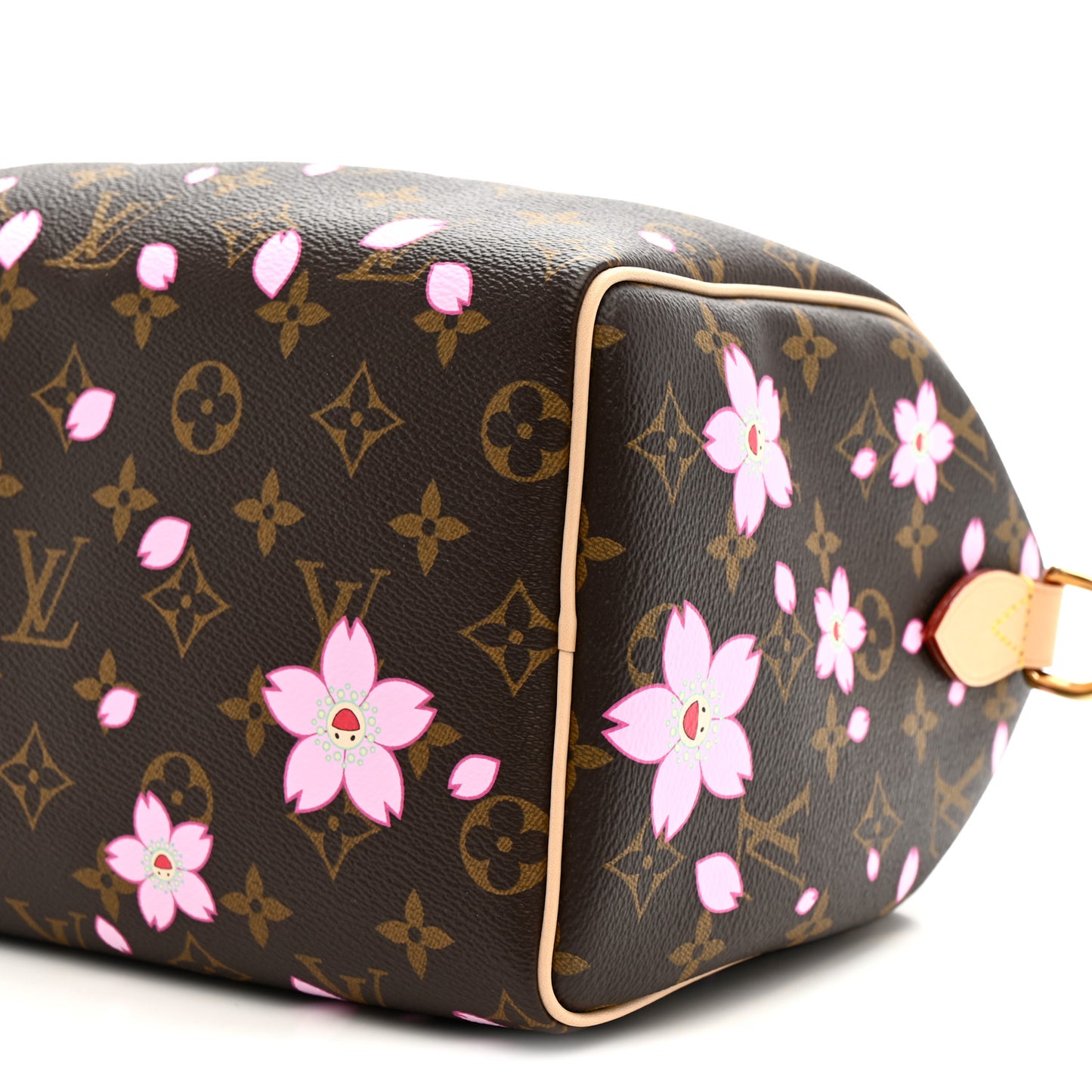 LV X TM Monogram Cherry Blossom Speedy Bandouliere 25 Sakura Brown