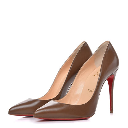 Christian Louboutin Kid Pigalle Follies 100 Pumps 37.5 Blush N°4 3 of 10