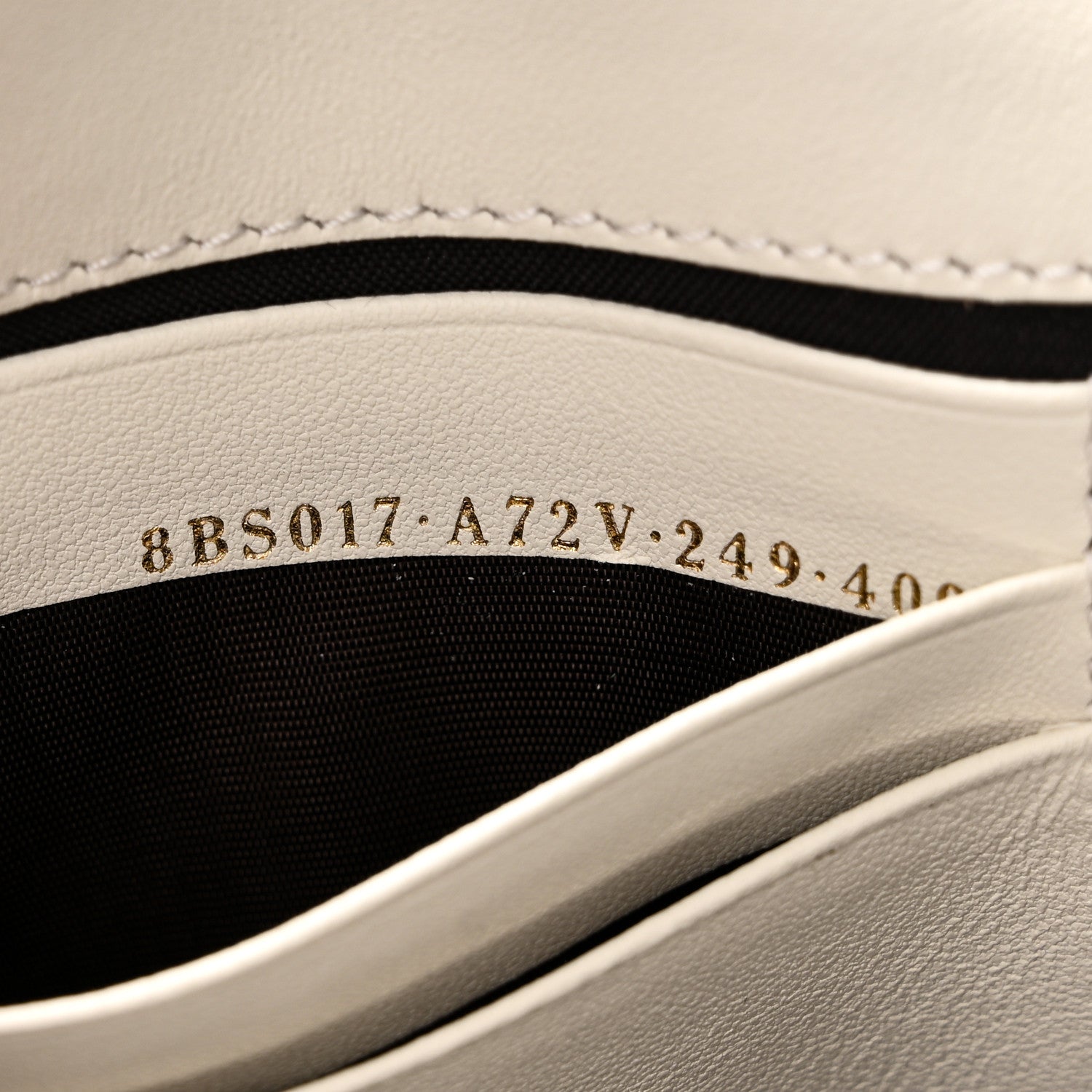 Fendi Nappa FF 1974 Embossed Mini Baguette White 7 of 10