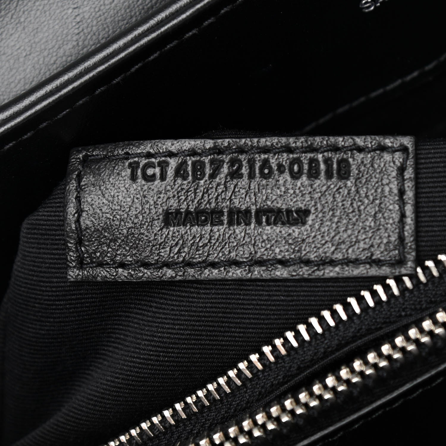 Saint Laurent Calfskin Y Quilted Monogram Medium Loulou Chain Satchel Black 7 of 11