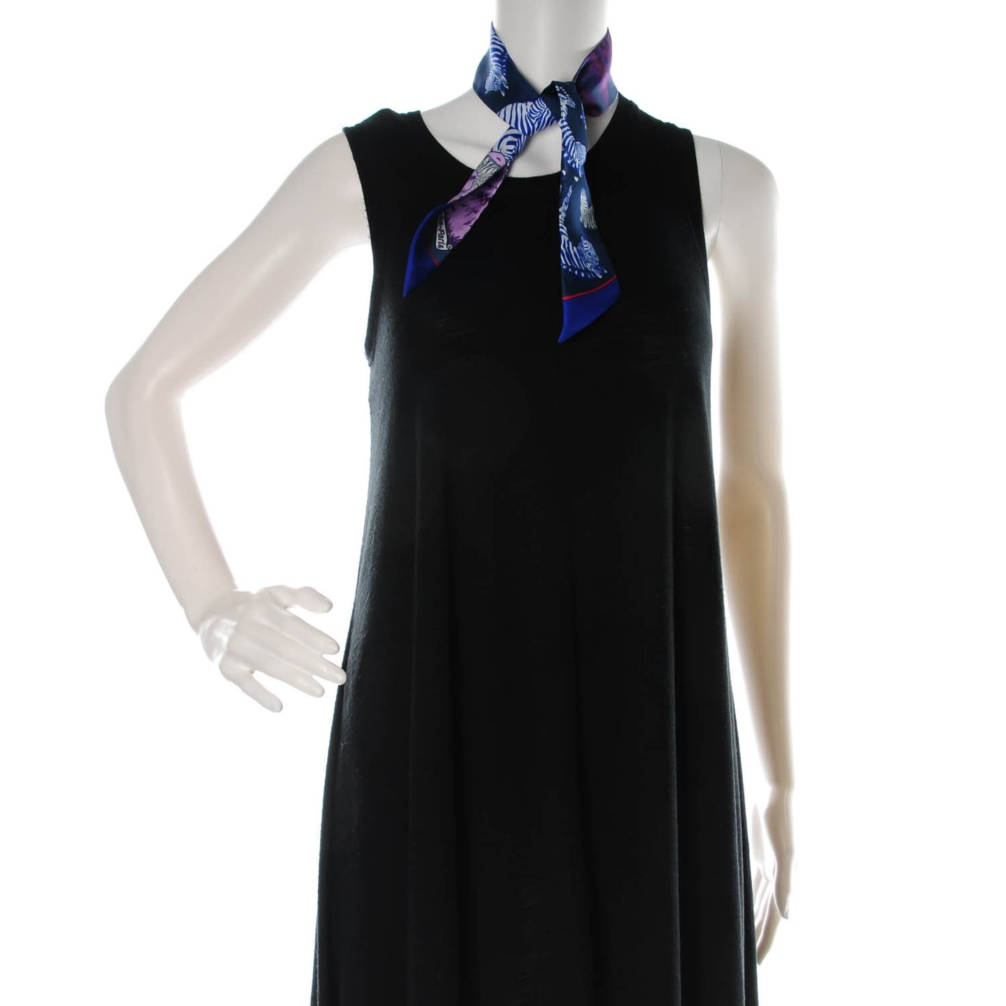 Silk Les Zebres Twilly Ardoise Bleu Roy Parme
