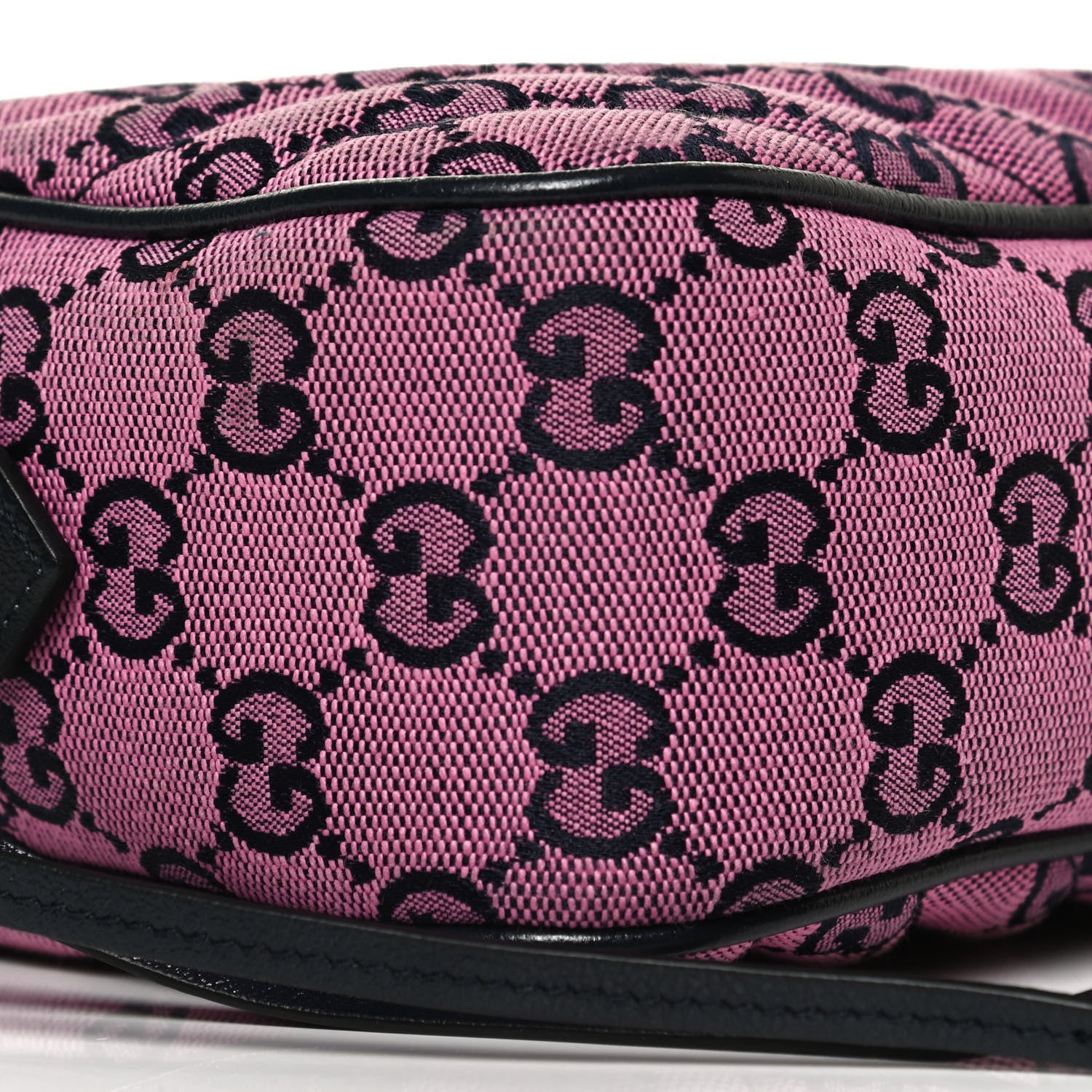 Gucci Monogram Multicolor Matelasse Diagonal Small GG Marmont Chain Shoulder Bag Pink Blue 10 of 12